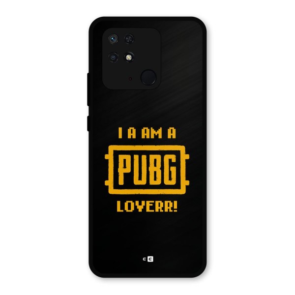 PUBG Lover Metal Back Case for Redmi 10