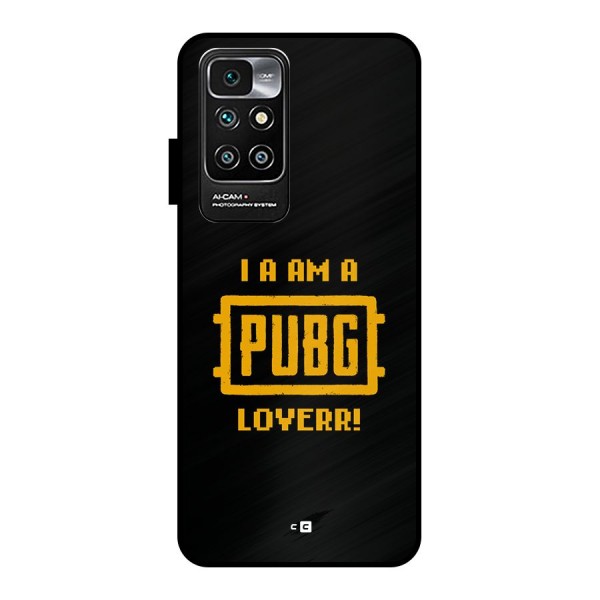 PUBG Lover Metal Back Case for Redmi 10 Prime