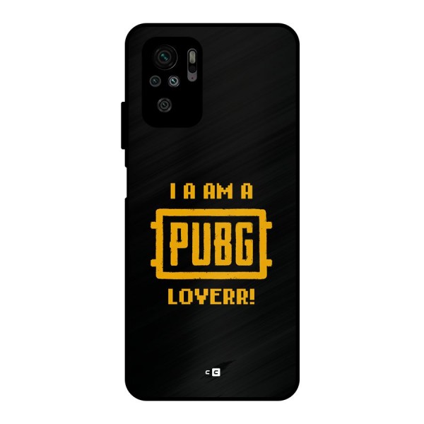 PUBG Lover Metal Back Case for Redmi Note 10