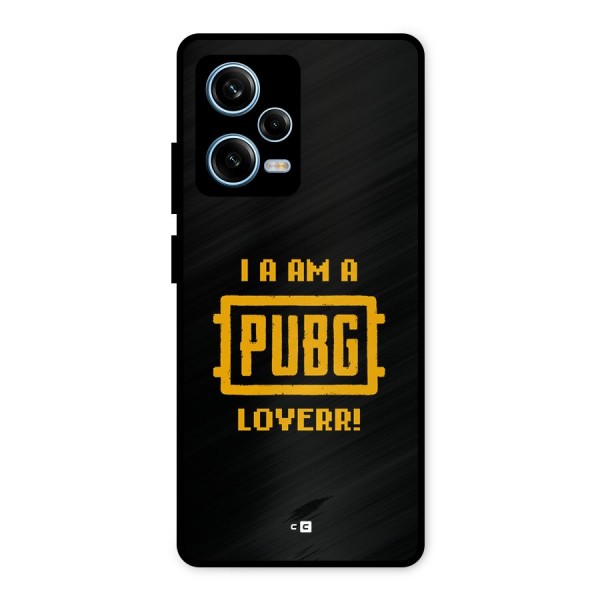 PUBG Lover Metal Back Case for Redmi Note 12 Pro