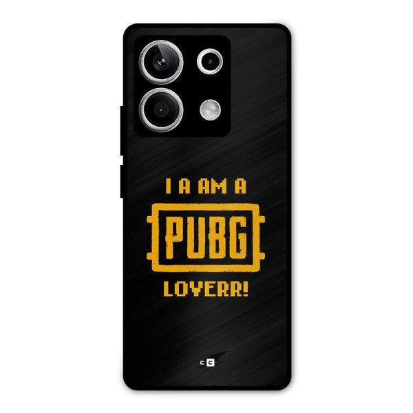 PUBG Lover Metal Back Case for Redmi Note 13 5G