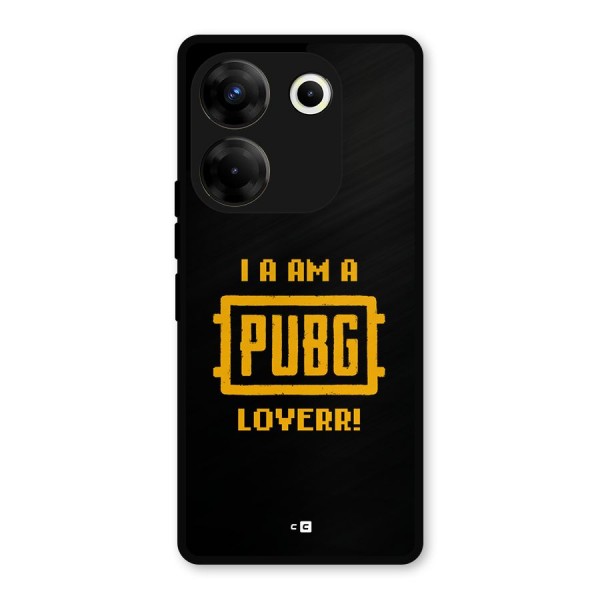 PUBG Lover Metal Back Case for Tecno Camon 20