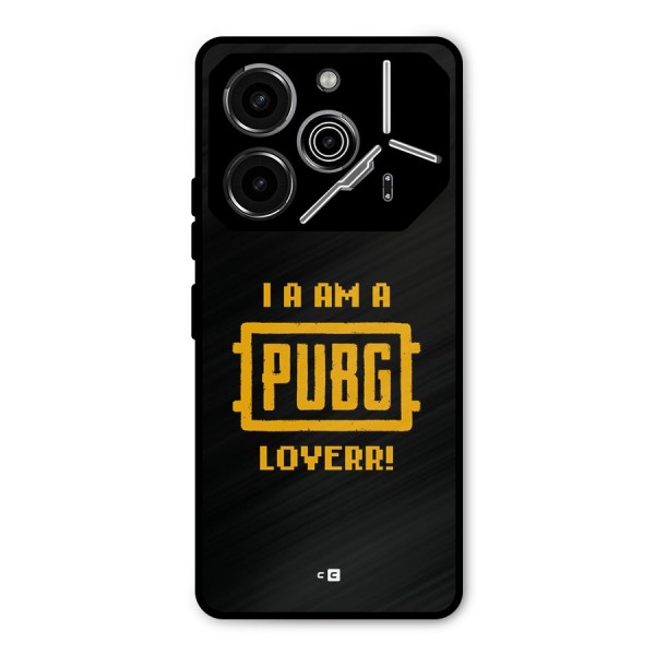 PUBG Lover Metal Back Case for Tecno Pova 6 Pro