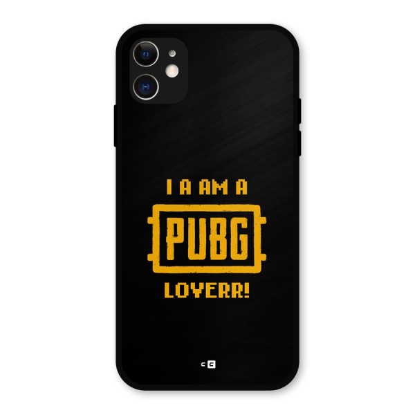 PUBG Lover Metal Back Case for iPhone 11