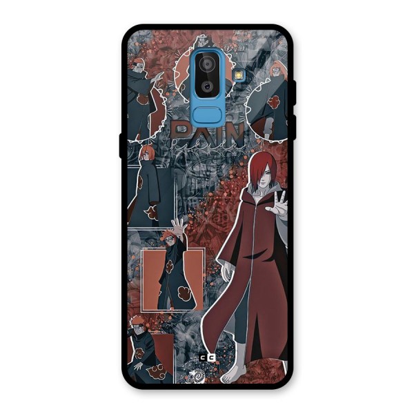 Pain Group Glass Back Case for Galaxy J8