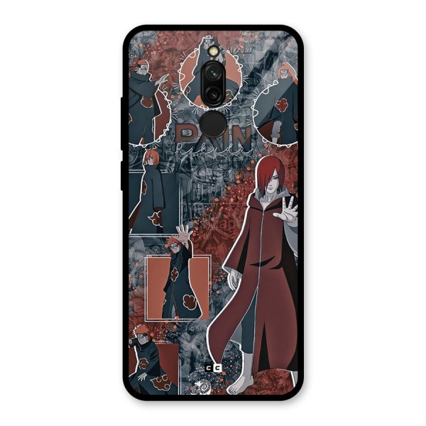 Pain Group Glass Back Case for Redmi 8