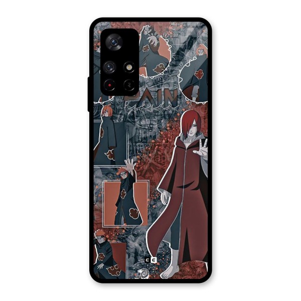 Pain Group Glass Back Case for Redmi Note 11T 5G