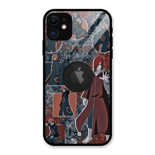 Pain Group Glass Back Case for iPhone 11 Logo Cut