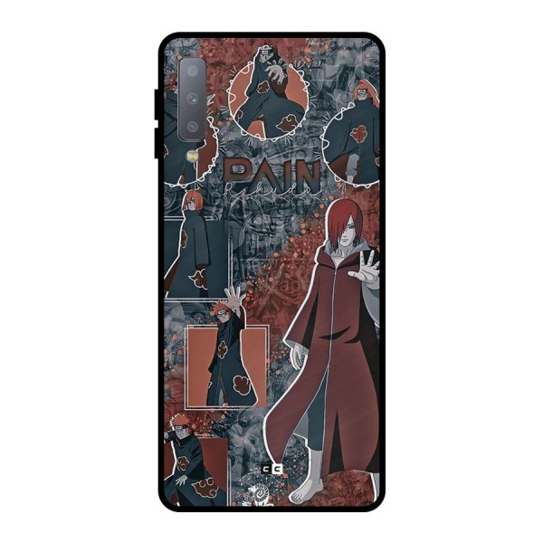 Pain Group Metal Back Case for Galaxy A7 (2018)