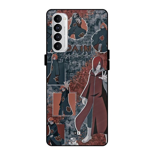 Pain Group Metal Back Case for Oppo Reno4 Pro