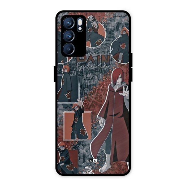 Pain Group Metal Back Case for Oppo Reno6 5G