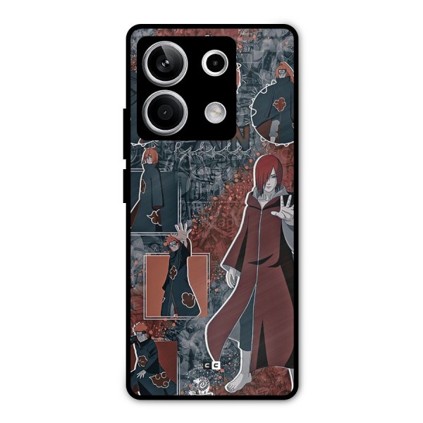 Pain Group Metal Back Case for Redmi Note 13 5G