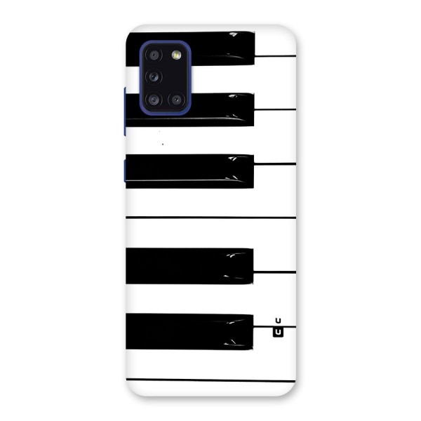 Paino Keys Printed Classy Back Case for Galaxy A31