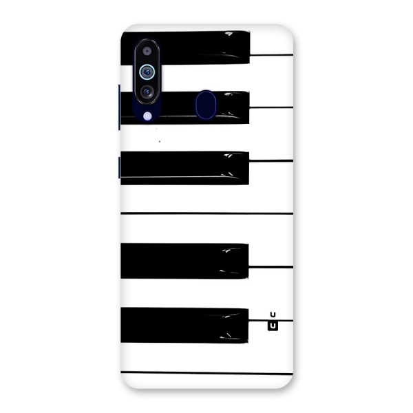 Paino Keys Printed Classy Back Case for Galaxy A60