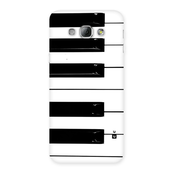 Paino Keys Printed Classy Back Case for Galaxy A8