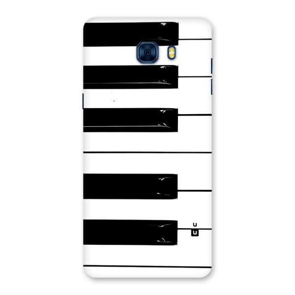 Paino Keys Printed Classy Back Case for Galaxy C7 Pro