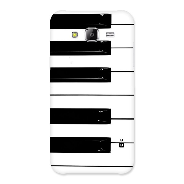 Paino Keys Printed Classy Back Case for Galaxy J5