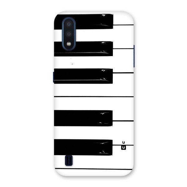 Paino Keys Printed Classy Back Case for Galaxy M01