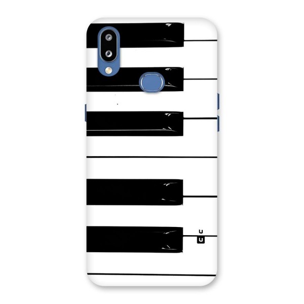 Paino Keys Printed Classy Back Case for Galaxy M01s