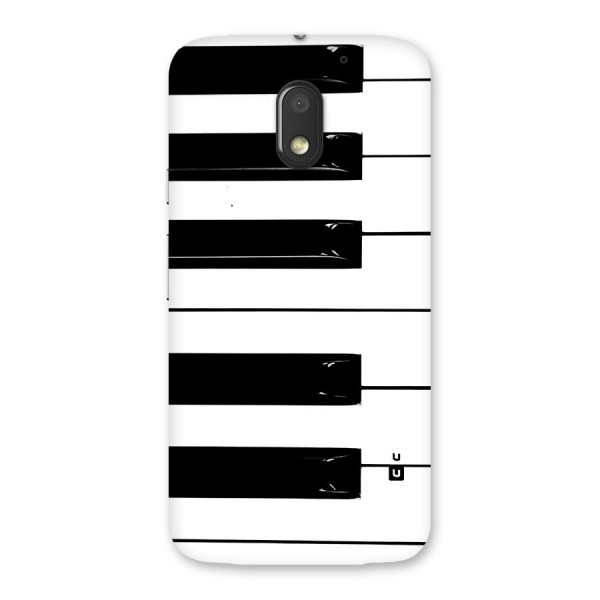 Paino Keys Printed Classy Back Case for Moto E3 Power