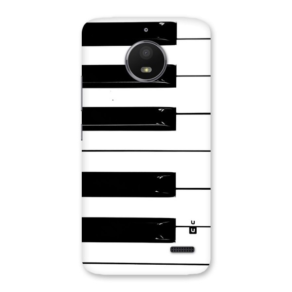 Paino Keys Printed Classy Back Case for Moto E4