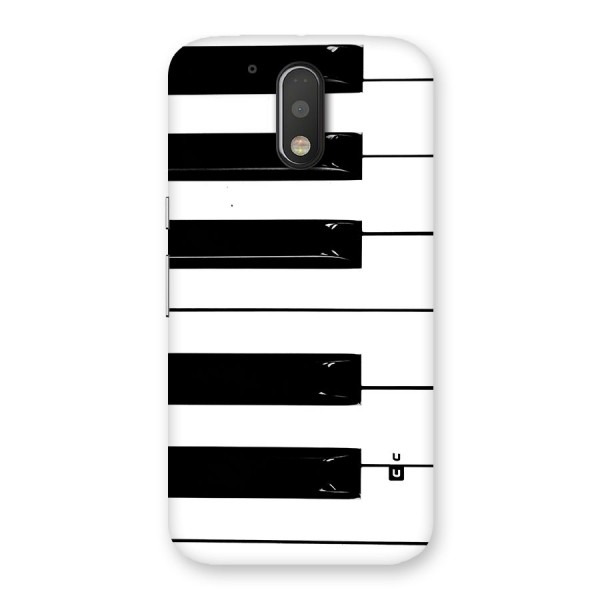 Paino Keys Printed Classy Back Case for Moto G4