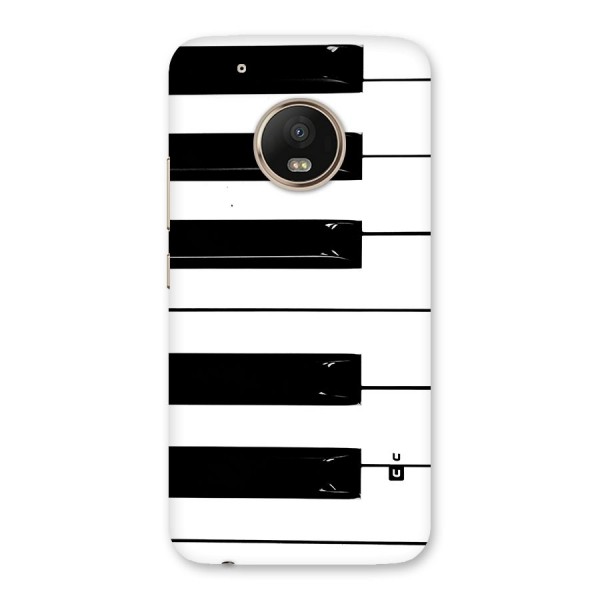 Paino Keys Printed Classy Back Case for Moto G5 Plus