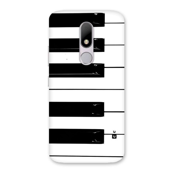 Paino Keys Printed Classy Back Case for Moto M