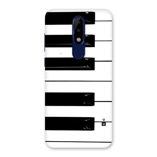 Paino Keys Printed Classy Back Case for Nokia 5.1 Plus