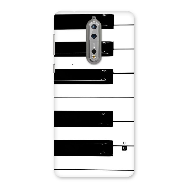 Paino Keys Printed Classy Back Case for Nokia 8