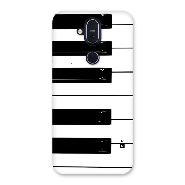 Paino Keys Printed Classy Back Case for Nokia 8.1