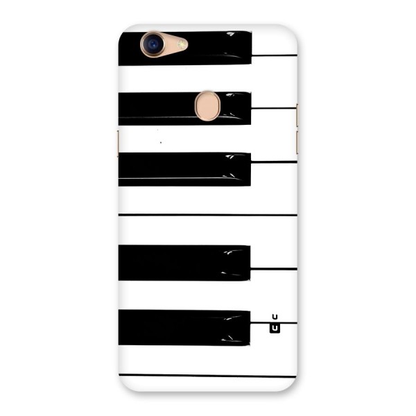 Paino Keys Printed Classy Back Case for Oppo F5