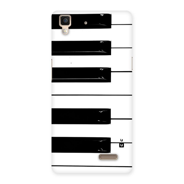 Paino Keys Printed Classy Back Case for Oppo R7