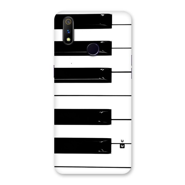 Paino Keys Printed Classy Back Case for Realme 3 Pro