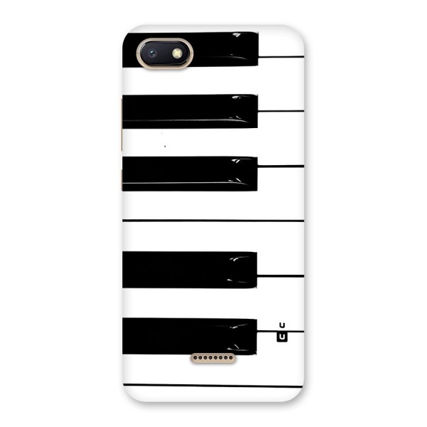 Paino Keys Printed Classy Back Case for Redmi 6A