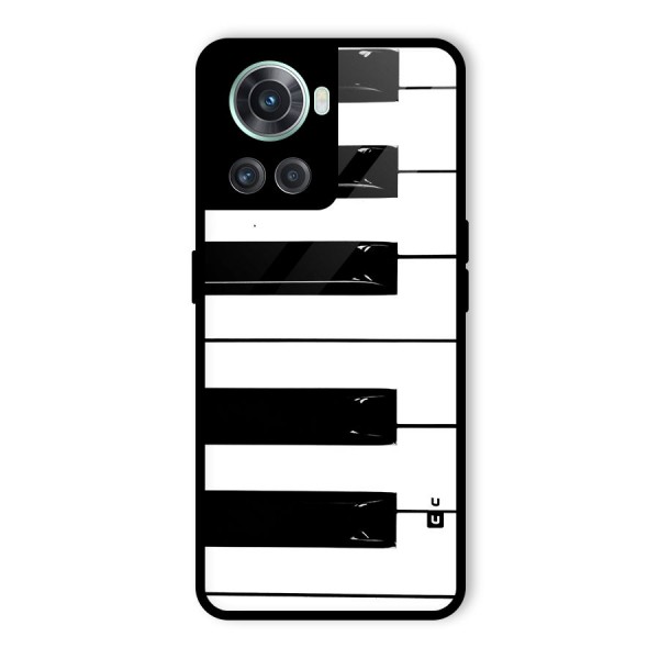 Paino Keys Printed Classy Glass Back Case for OnePlus 10R