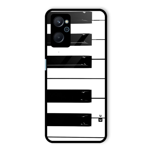 Paino Keys Printed Classy Glass Back Case for Realme 9i