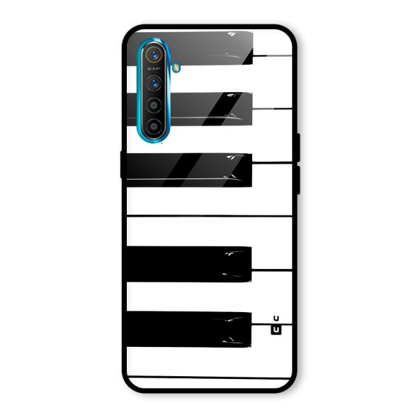 Paino Keys Printed Classy Glass Back Case for Realme XT