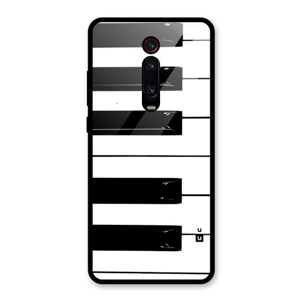 Paino Keys Printed Classy Glass Back Case for Redmi K20