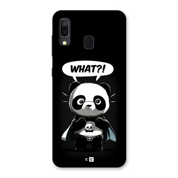 Panda What Confused Back Case for Galaxy A20