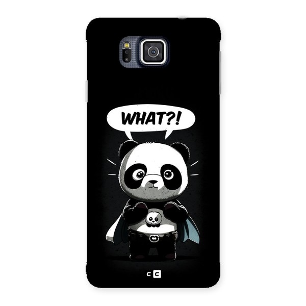 Panda What Confused Back Case for Galaxy Alpha