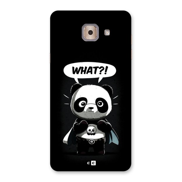 Panda What Confused Back Case for Galaxy J7 Max