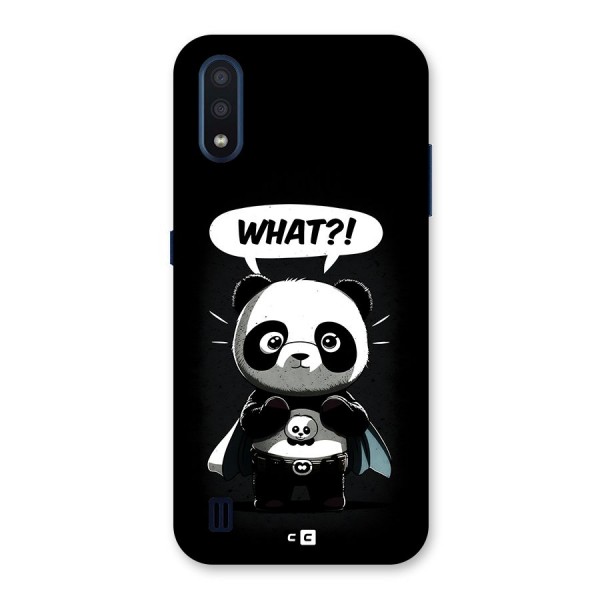 Panda What Confused Back Case for Galaxy M01