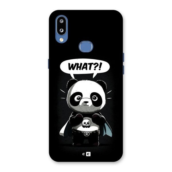 Panda What Confused Back Case for Galaxy M01s