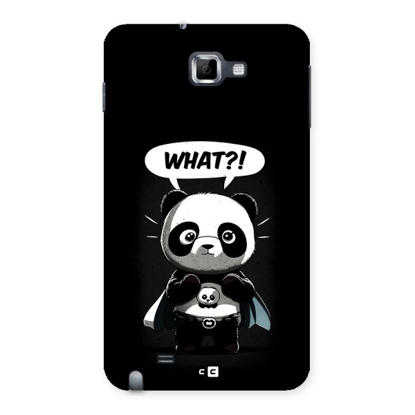 Panda What Confused Back Case for Galaxy Note