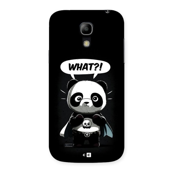 Panda What Confused Back Case for Galaxy S4 Mini