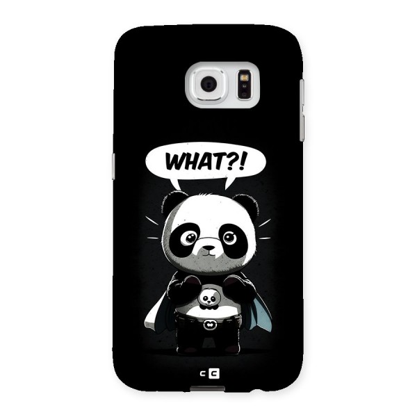 Panda What Confused Back Case for Galaxy S6