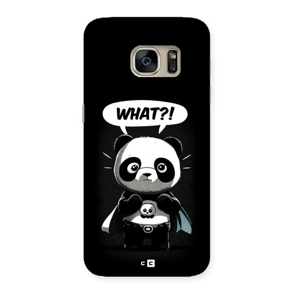 Panda What Confused Back Case for Galaxy S7