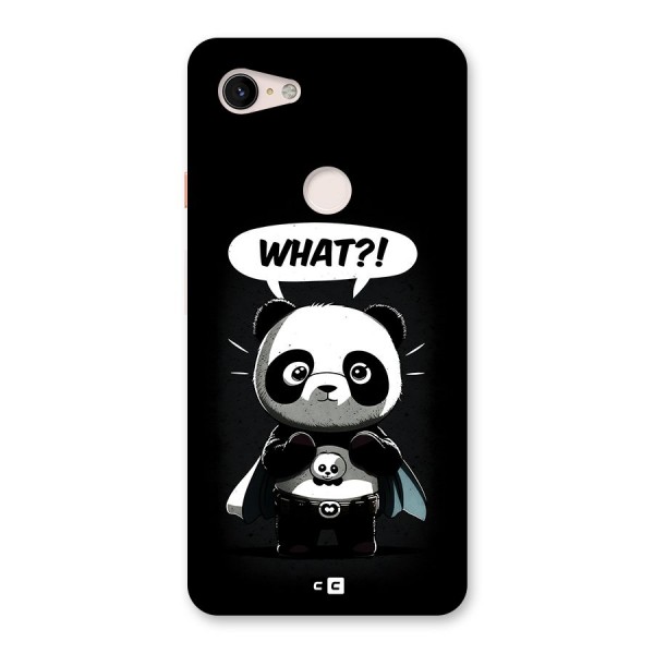 Panda What Confused Back Case for Google Pixel 3 XL