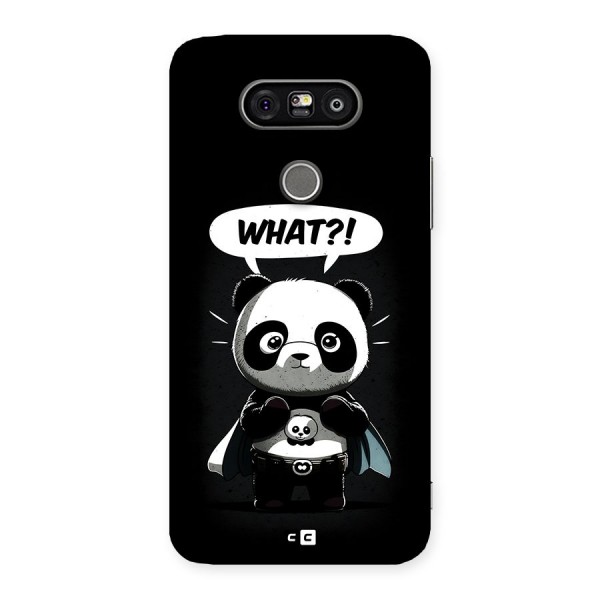 Panda What Confused Back Case for LG G5